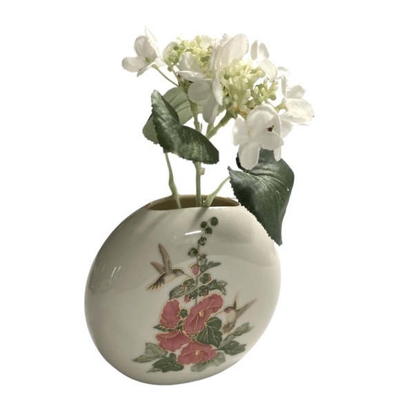 Hummingbird Floral Bud Vase Round
Porcelain Made in Japan Vintage Otagiri - Picture 7 of 11